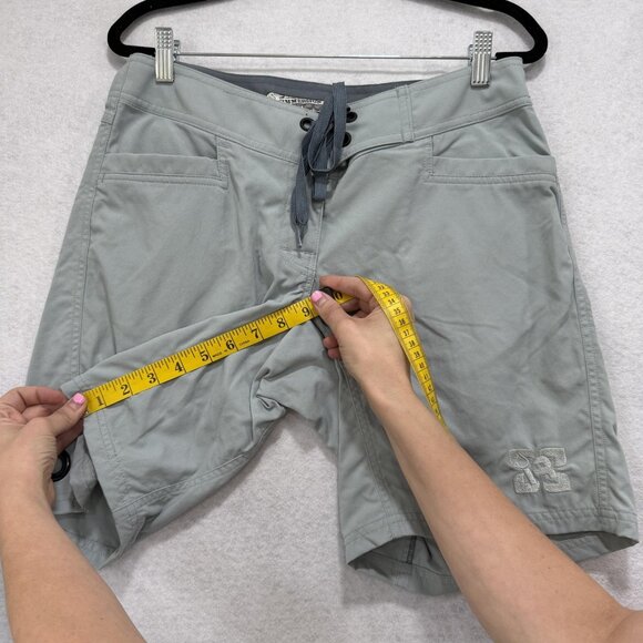 Immersion Research Board Shorts Womens 6 Gray Nylon Swim Surf Quick Dry Pockets - Picture 8 of 13